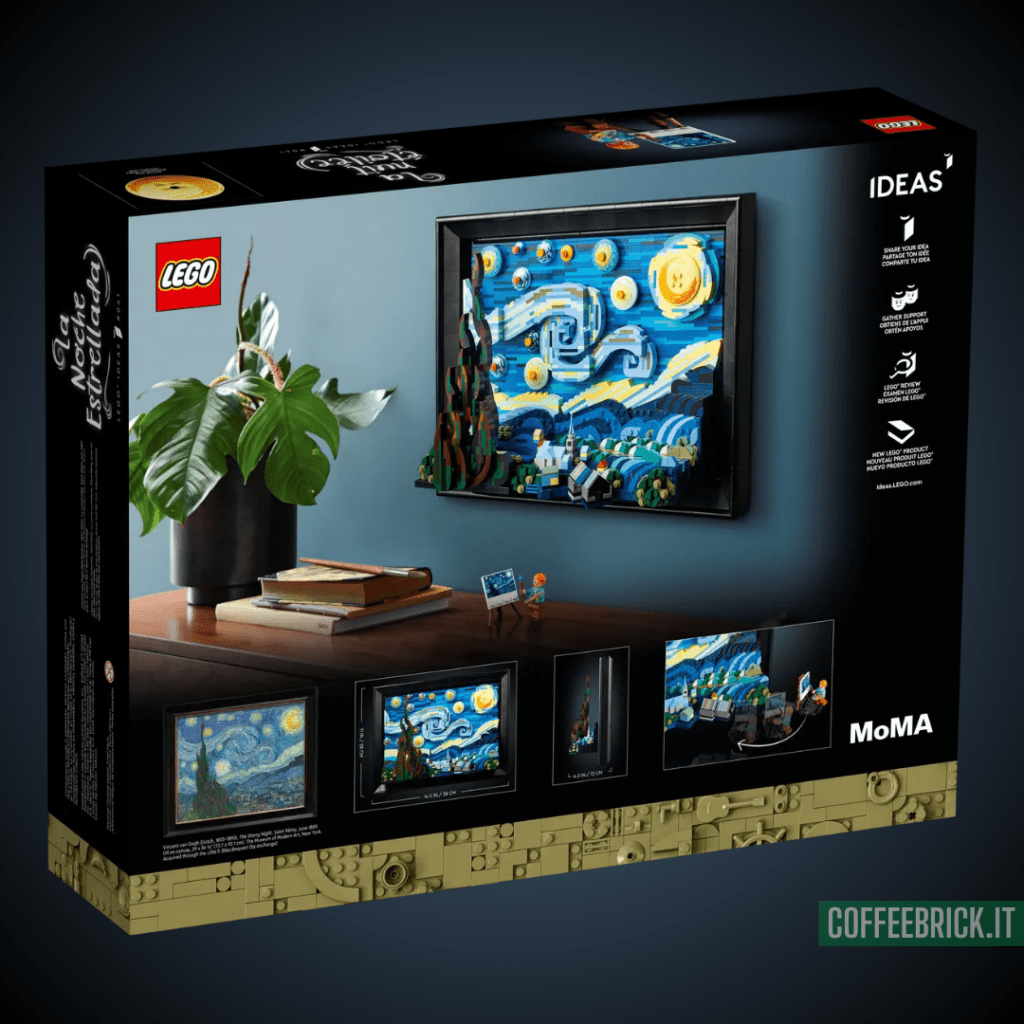 Recrea la Majestuosidad de Vincent van Gogh con el set Vincent van Gogh: La Noche Estrellada 21333 LEGO® - CoffeeBrick.it